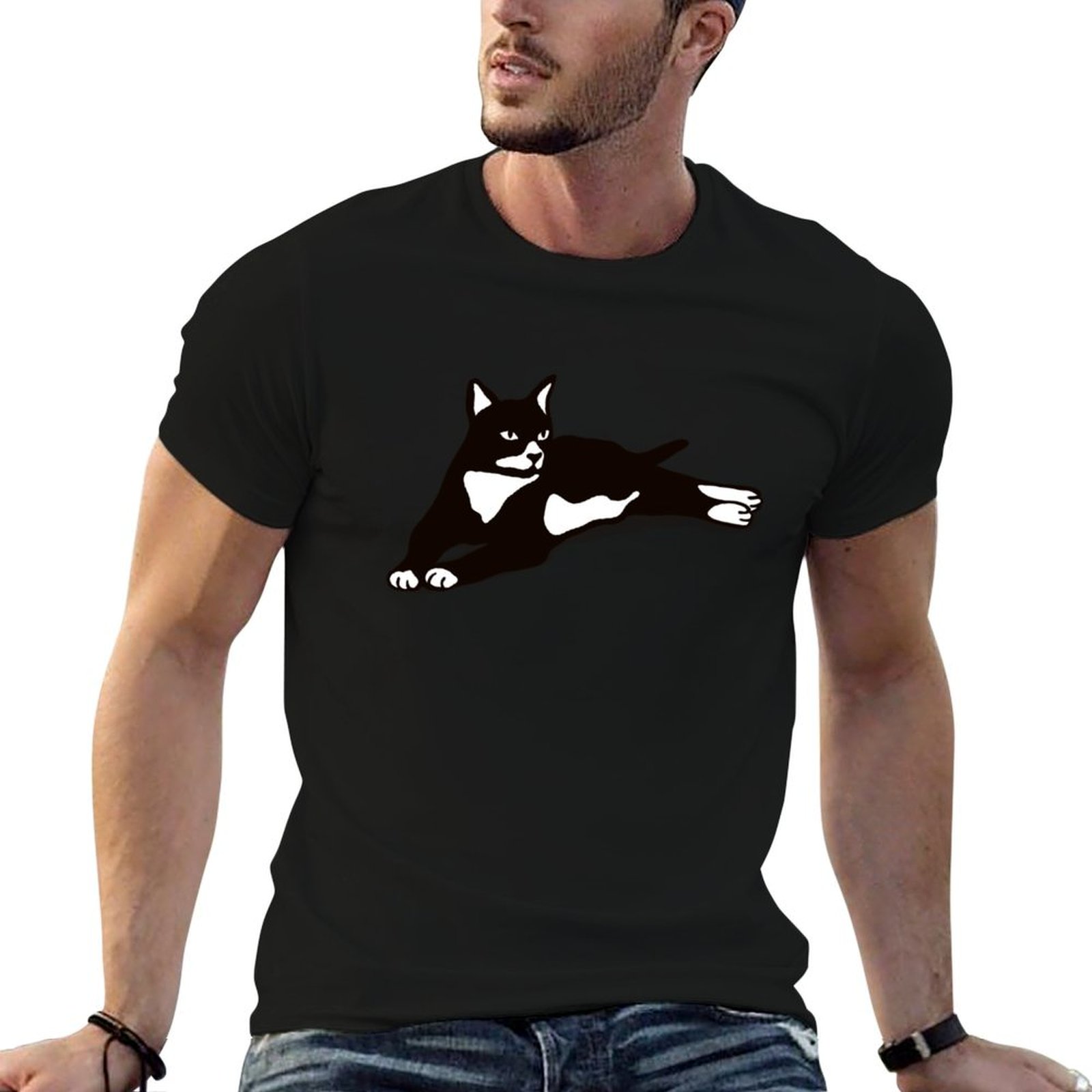 Running Gear Gifts For Men - Koszulka dla kociej mamy z kotem