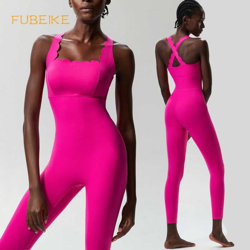 Running Gear Woman - FUBEIKE Mała Falowana Piękna Plecy Joga