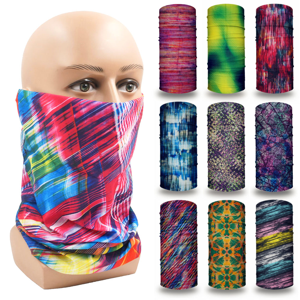 Running Gear Youtube - Kolorowa Drukowana Chusta na Głowę Bandana