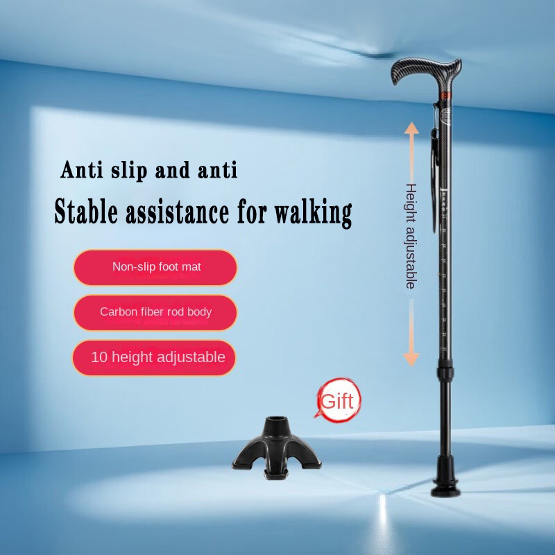 Trekking Pole Carbon - Ultralekka teleskopowa laska z włókna węglowego,