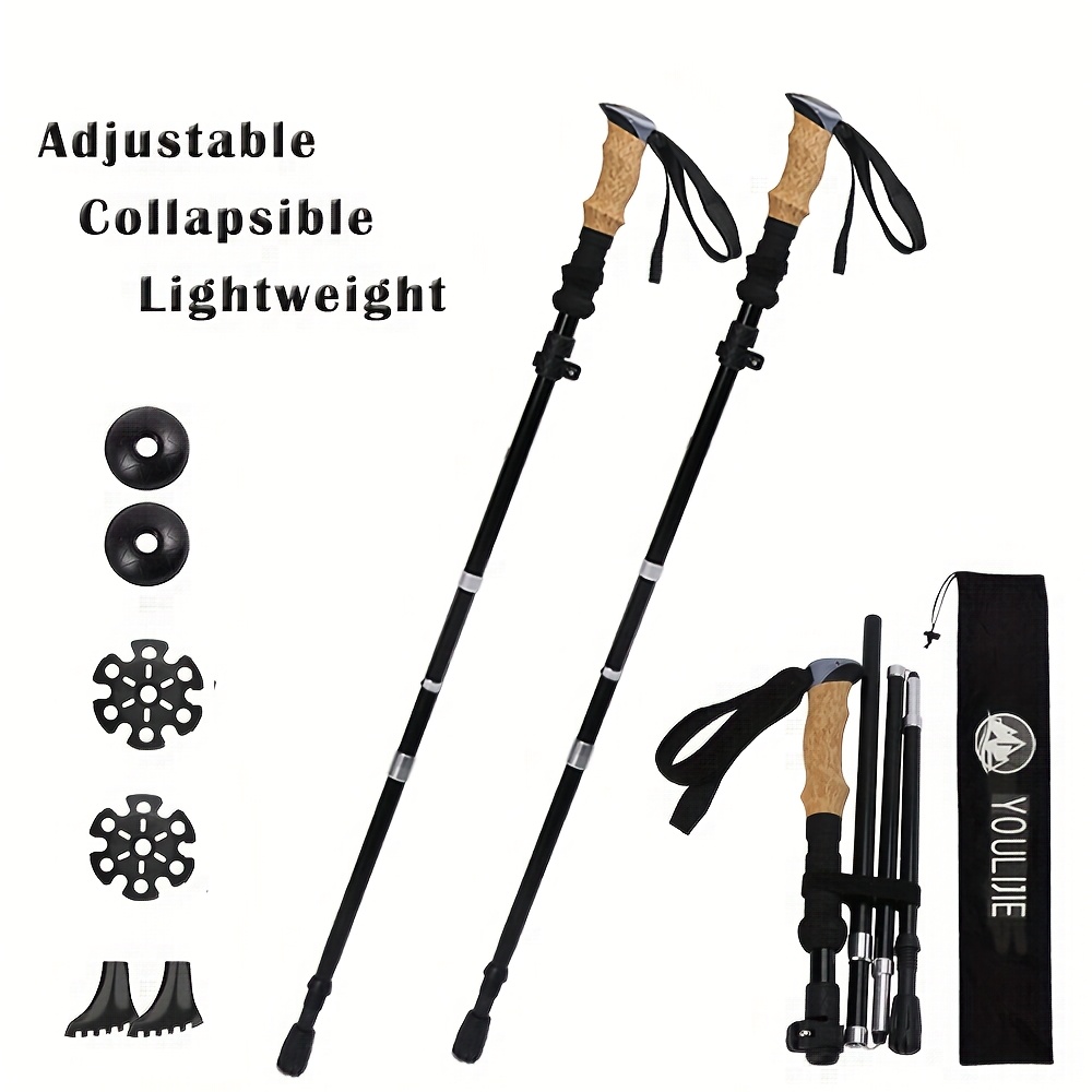 Trekking Pole Carbon - Ultramocne kije trekkingowe - 2 sztuki,