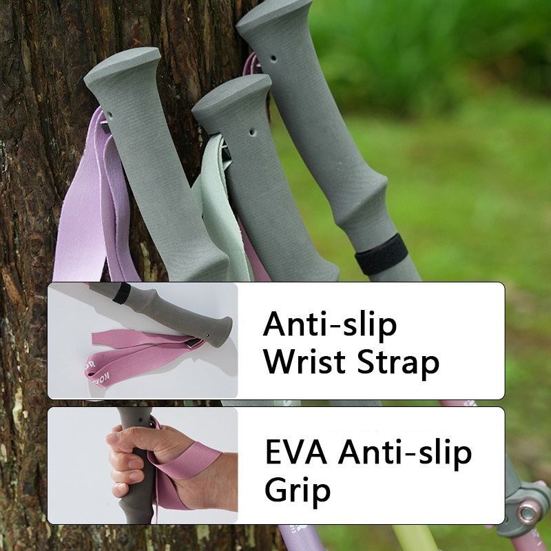 2 szt. Damskie składane kijki  – Trekking Pole Carbon recenzja i cena