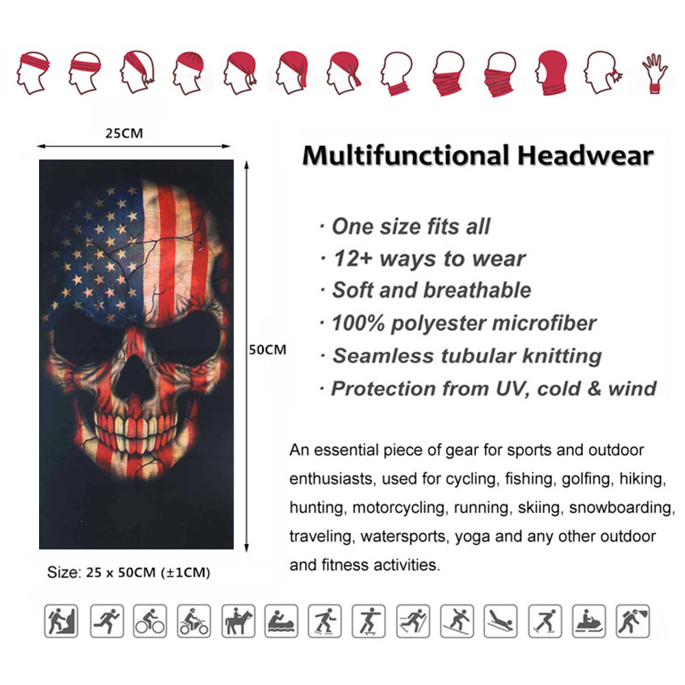 USA Flag Skull Bandana Oddycha – Running Gear Youtube recenzja i cena