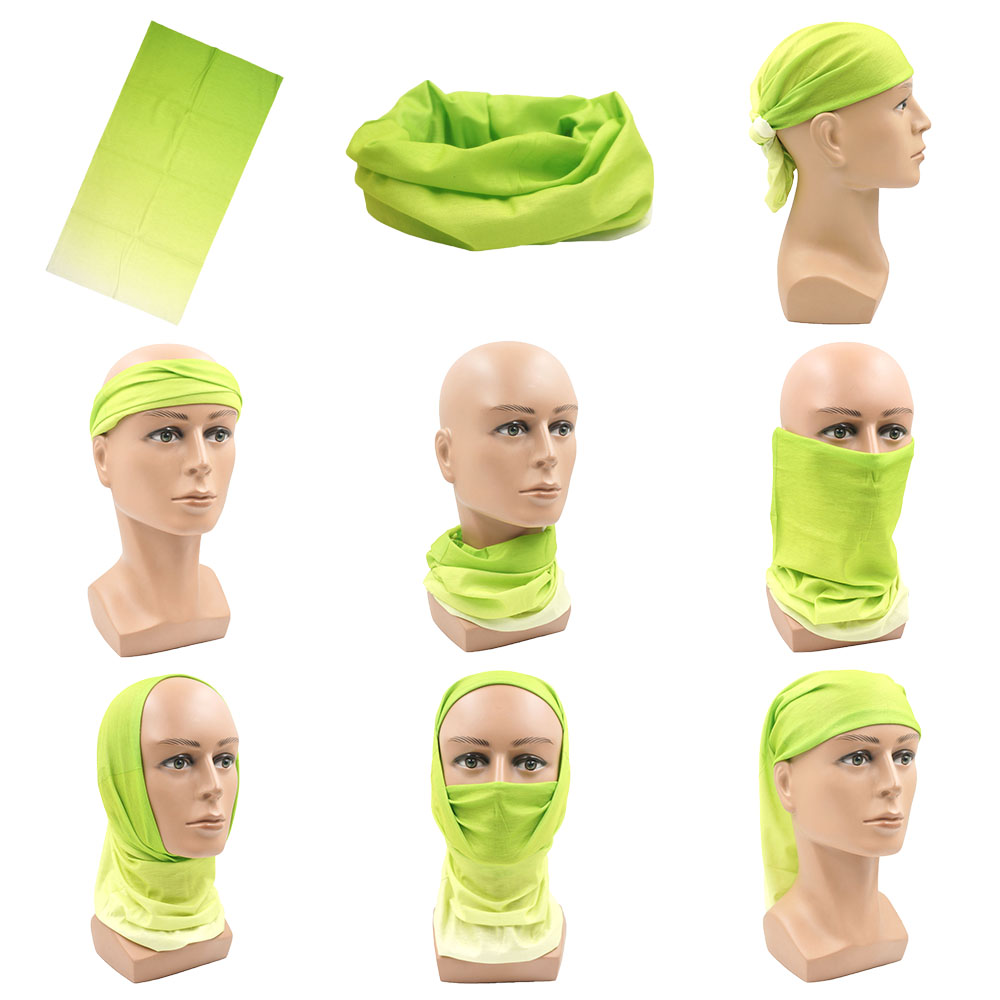 Zielona twarz bandany pokrywa  – Running Gear Youtube recenzja i cena